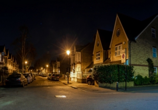 Houses at night 926