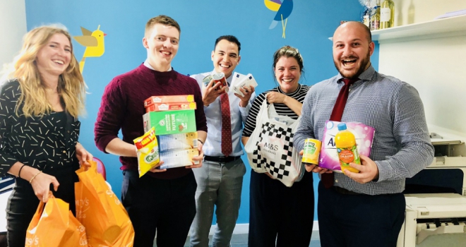 Join forces with Agents Giving and help local foodbanks support new mothers Foodbank 100