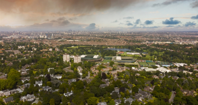 Wimbledon aerial view 788